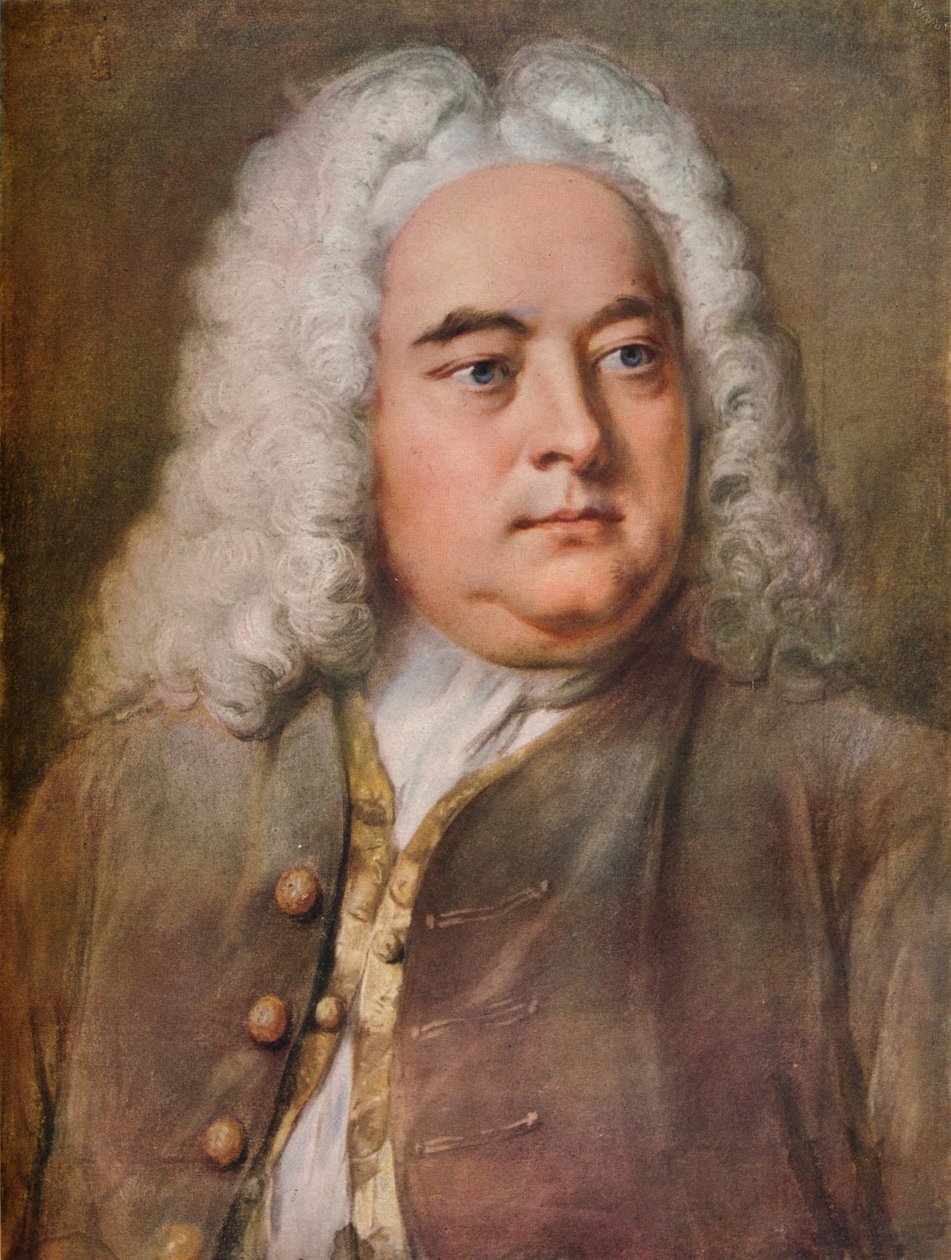 Händel, c1740, 1920. av William Hoare