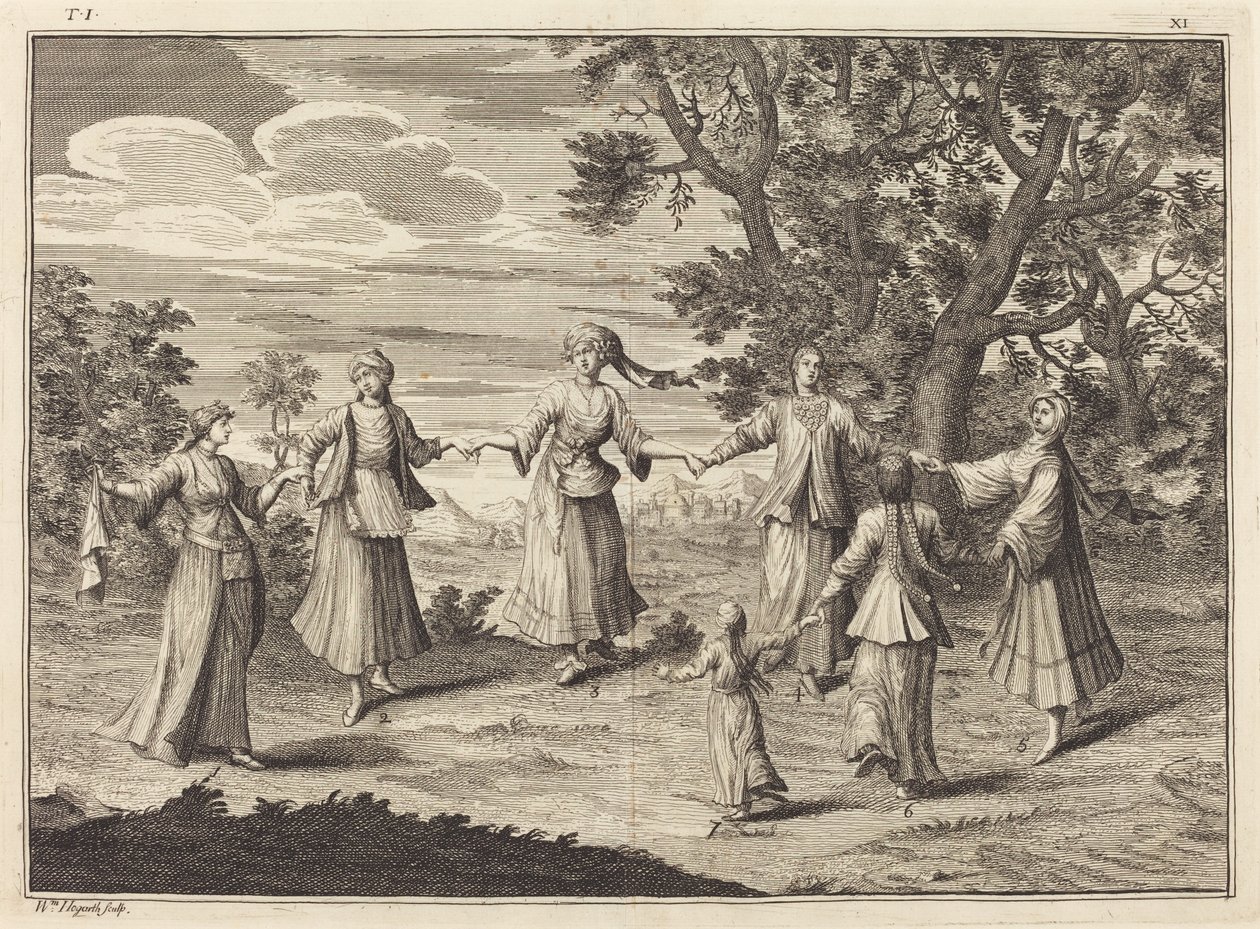 En infödd dans av William Hogarth