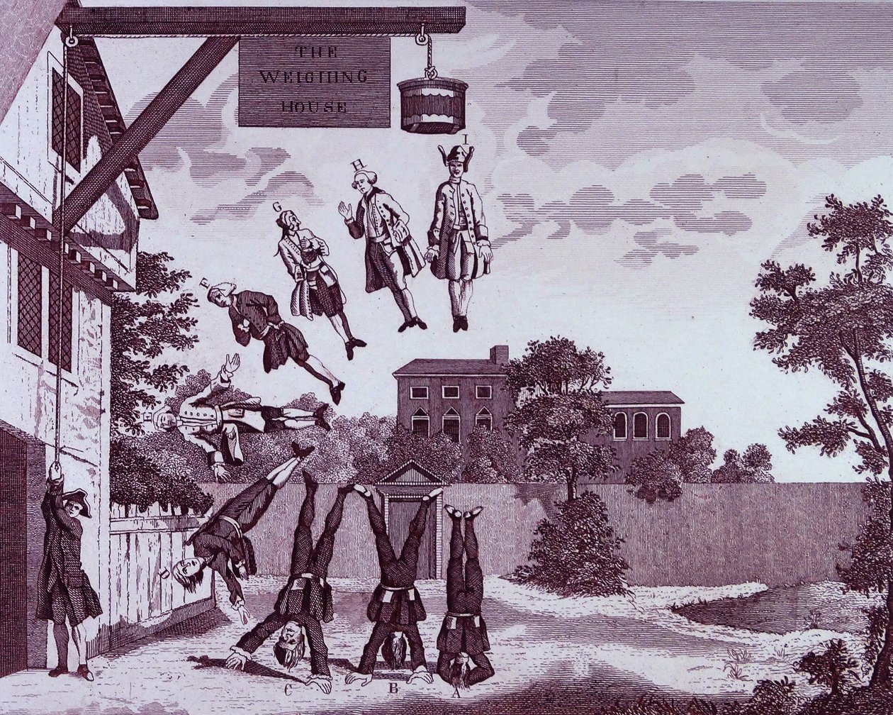 Absolut gravitation av William Hogarth