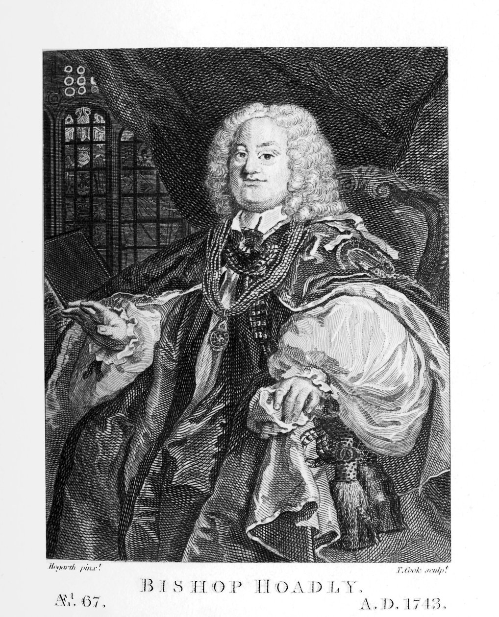 Bishop Hoadly av William Hogarth av William Hogarth