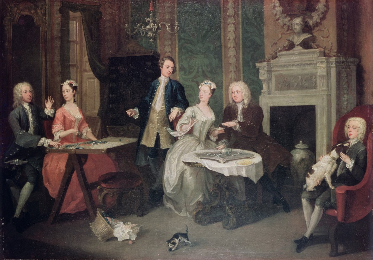 Familjefest av William Hogarth
