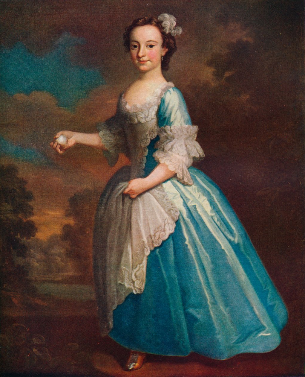 Miss Elizabeth Hatch, av William Hogarth., 1929 av William Hogarth