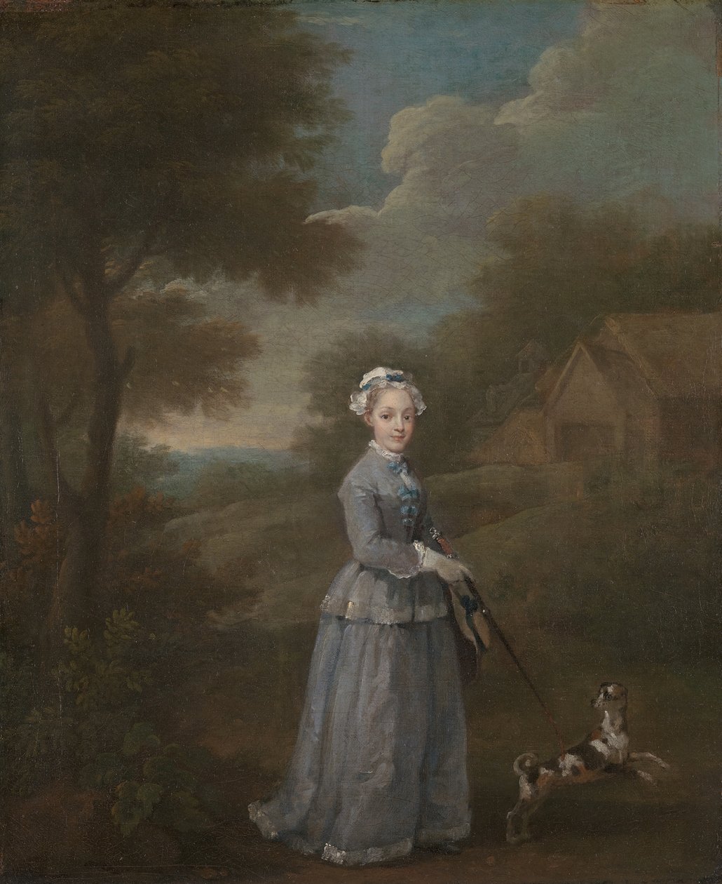Miss Wood, ca. 1730. av William Hogarth