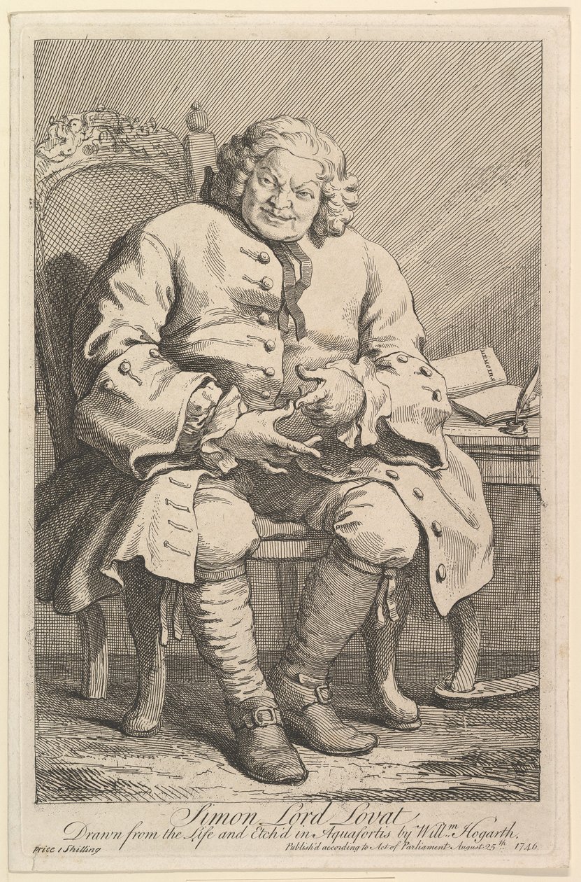 Simon Lord Lovat, 1746. av William Hogarth