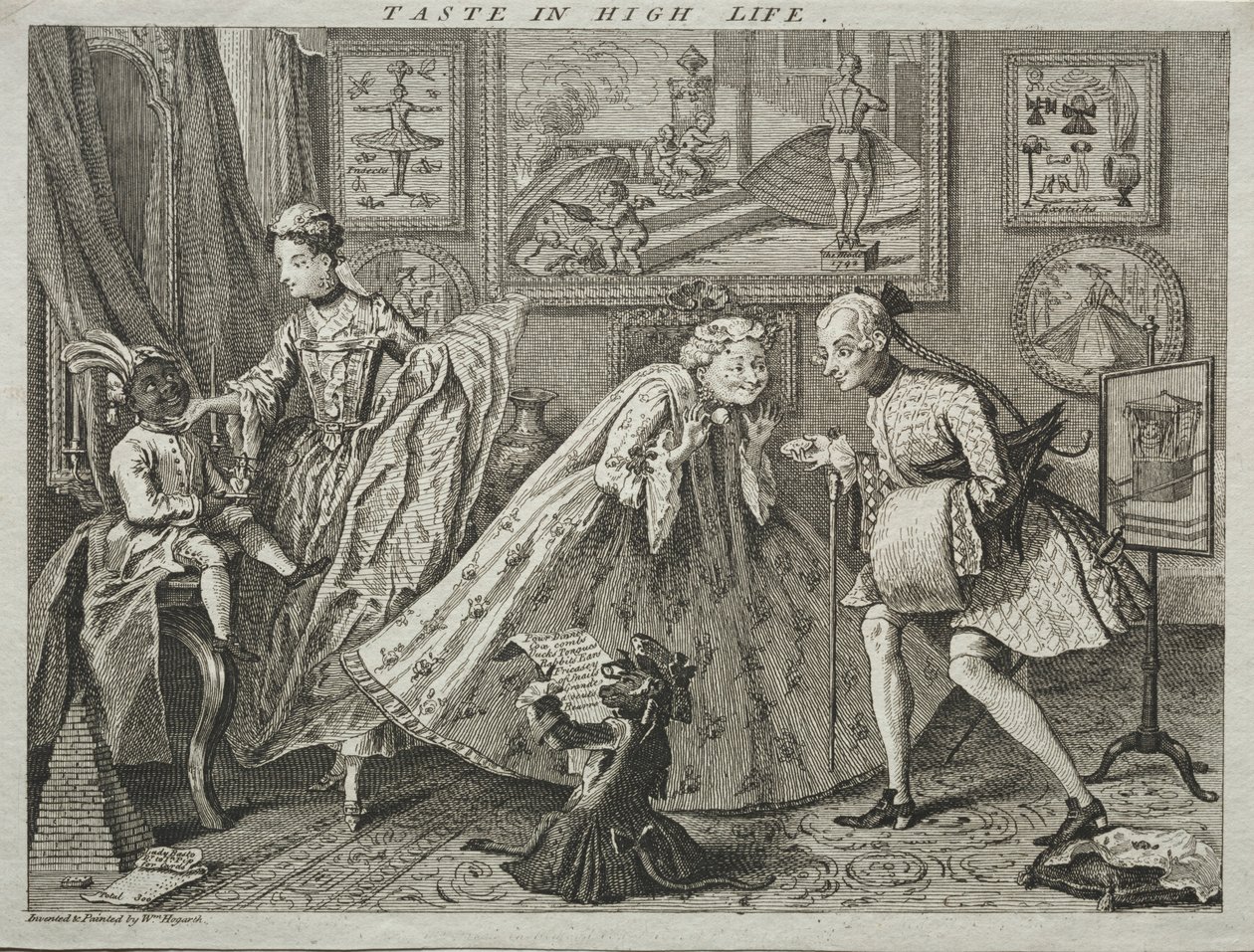Taste in High Life, 1746. av William Hogarth