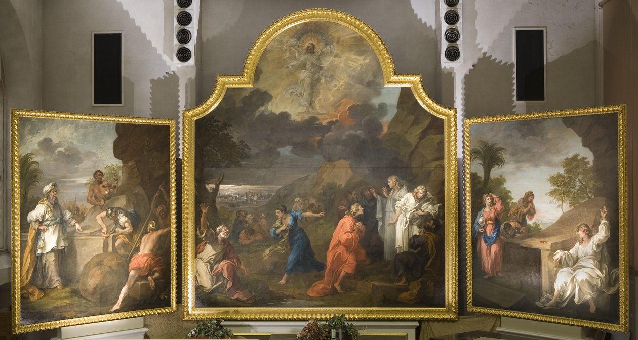 Altartavlan av St Mary Redcliffe (triptyk) av William Hogarth