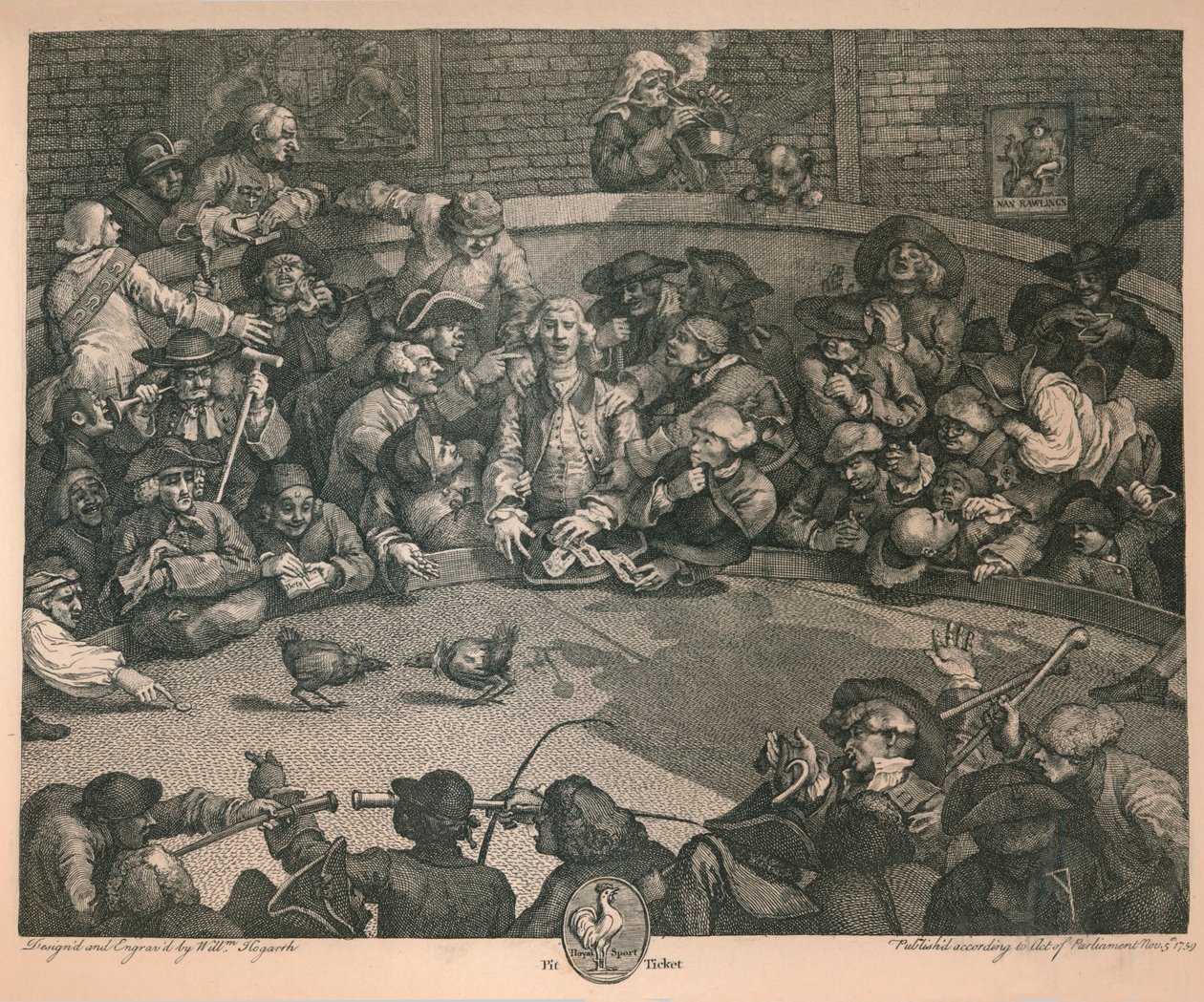 Sittbrunnen, 1759. av William Hogarth