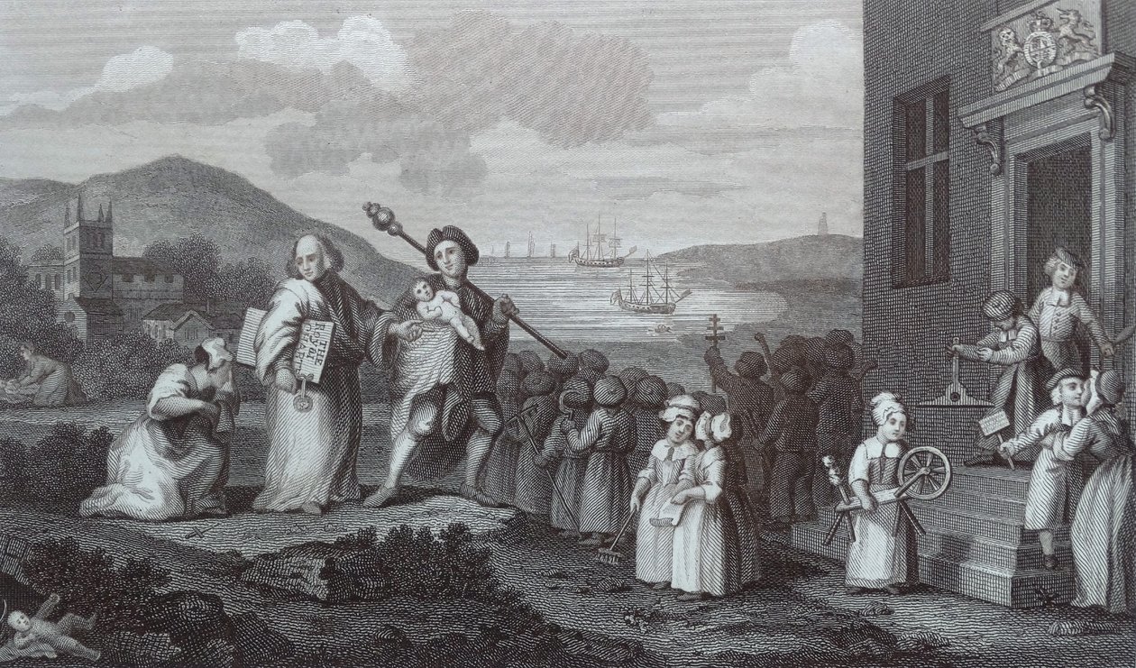The Foundlings av William Hogarth