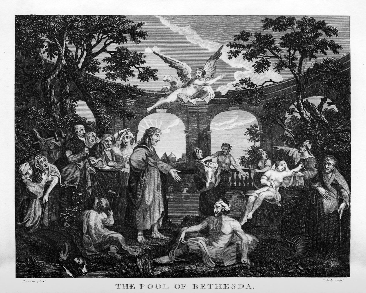 The Pool of Bethesda av William Hogarth av William Hogarth
