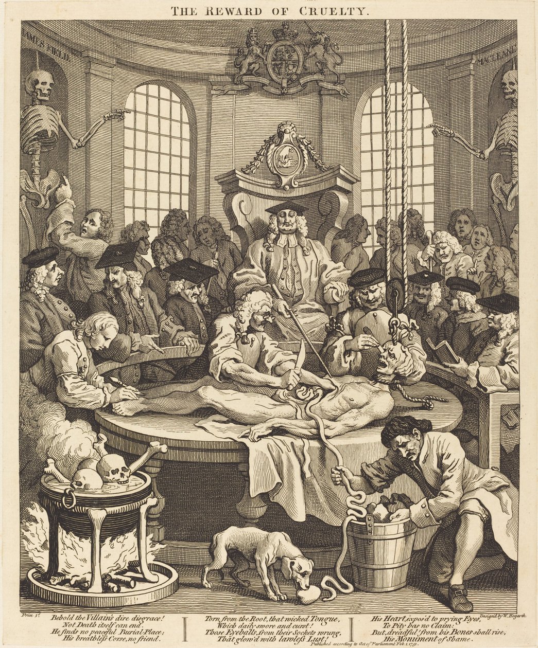 Grymhetens belöning av William Hogarth