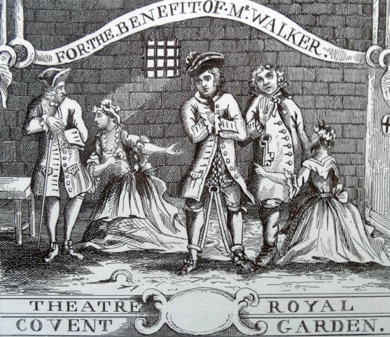 Biljett till teatern av William Hogarth