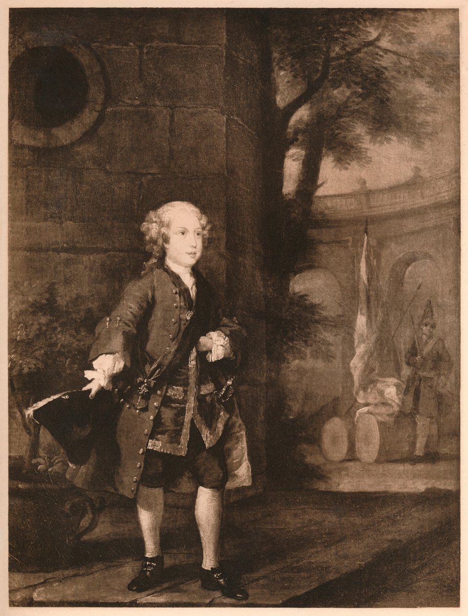 William Augustus, hertig av Cumberland, 1732 av William Hogarth