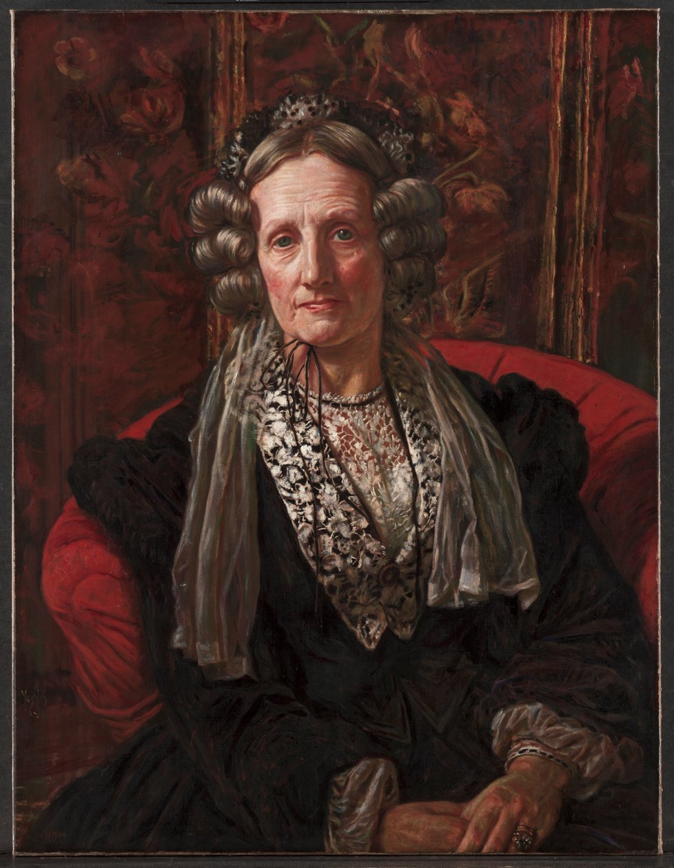 Mrs George Waugh, 1868. av William Holman Hunt