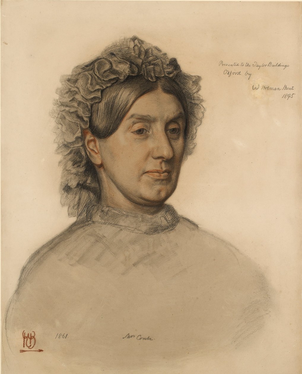 Mrs Thomas Combe 1806-1893, 1800-talet av William Holman Hunt