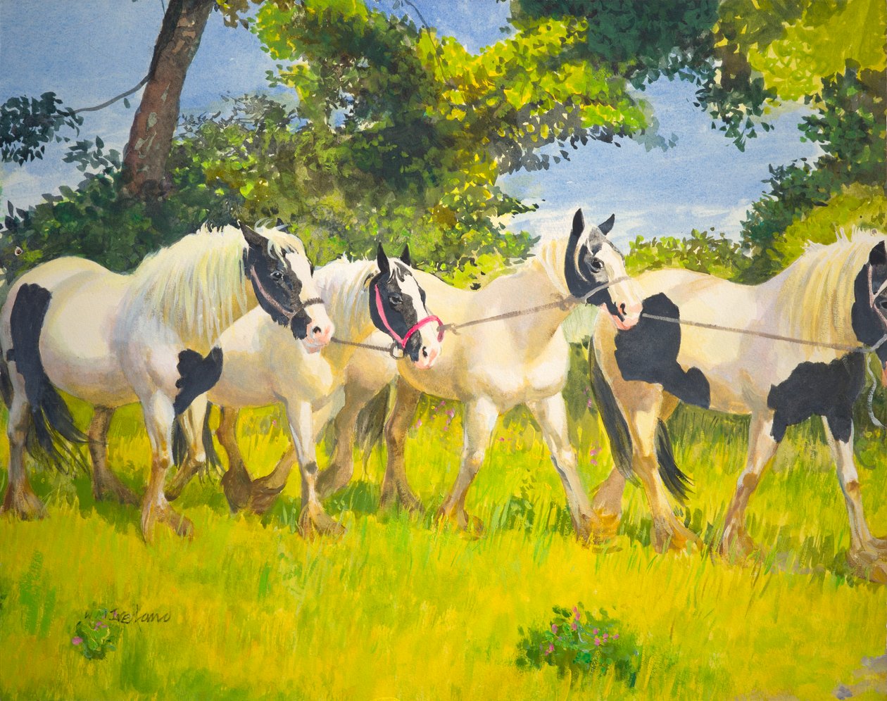 På ledningen (olja ombord) av William Ireland