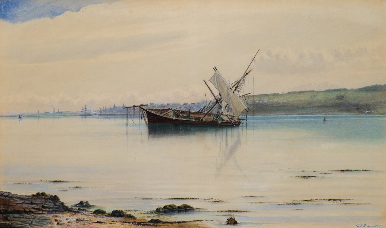 Tayport från Dundee av William J. Renny