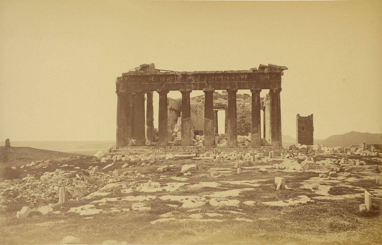Parthenon, face orientale. av William J. Stillman