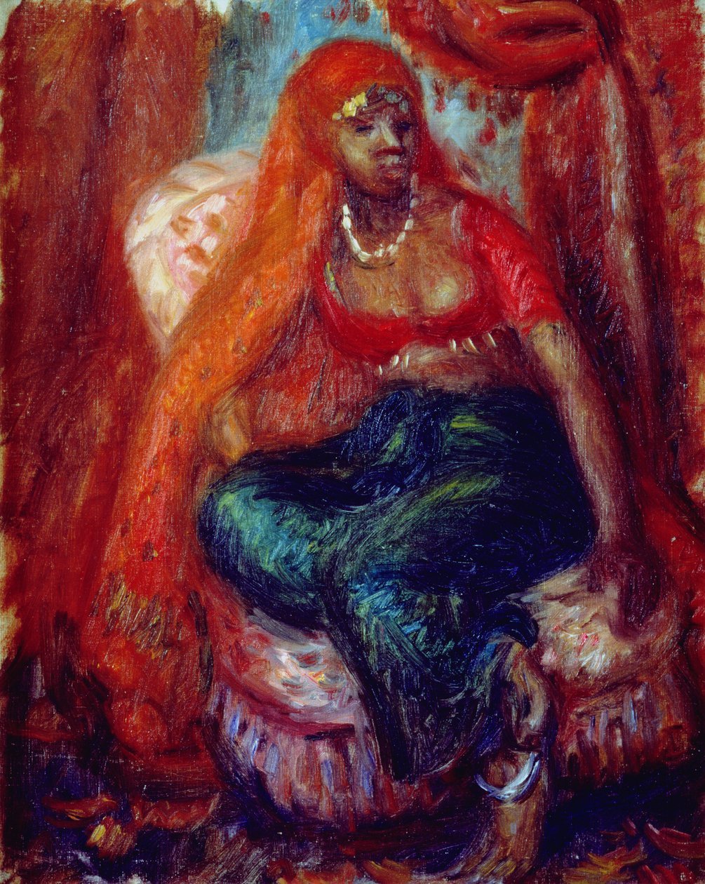 Svart kvinna i kostym av William James Glackens