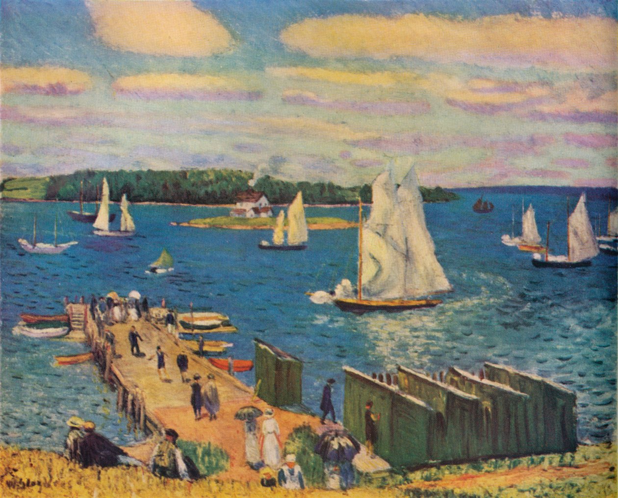 Mahone Bay, 1911 av William James Glackens