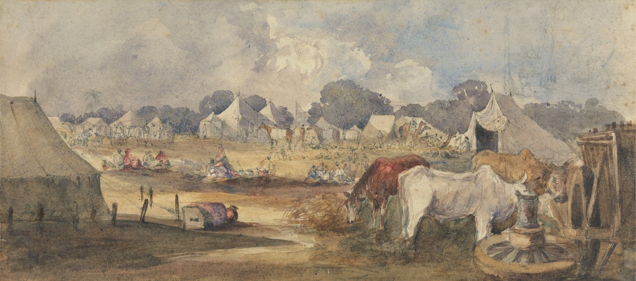 東部野営地のスウェーデン人 av William James Muller