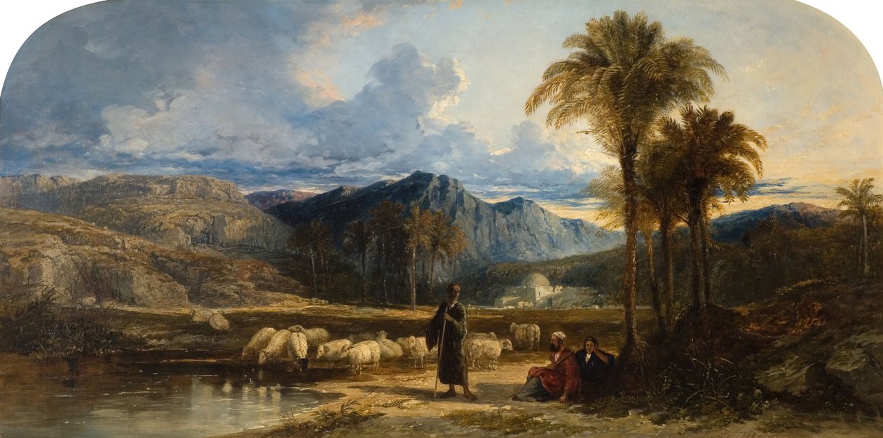 Arabiska herdar, 1842. av William James Muller