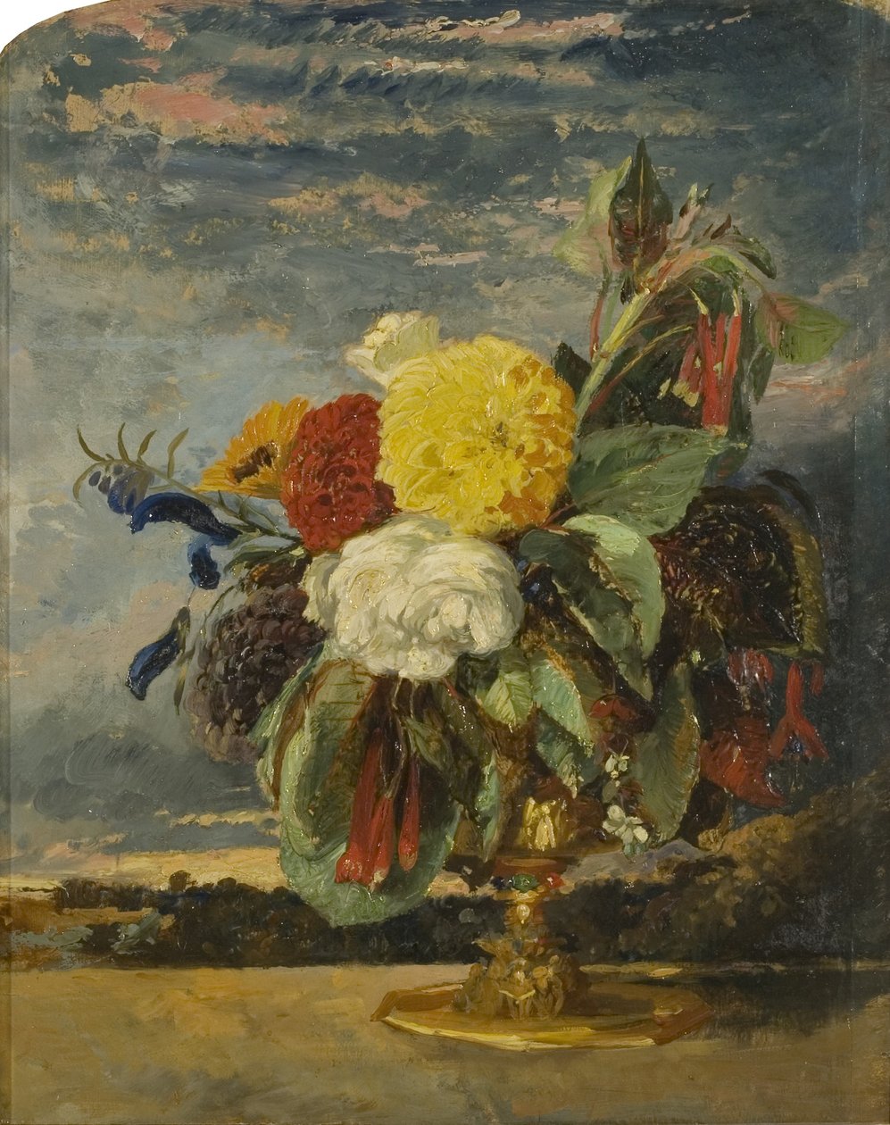 Blomma stycke av William James Muller