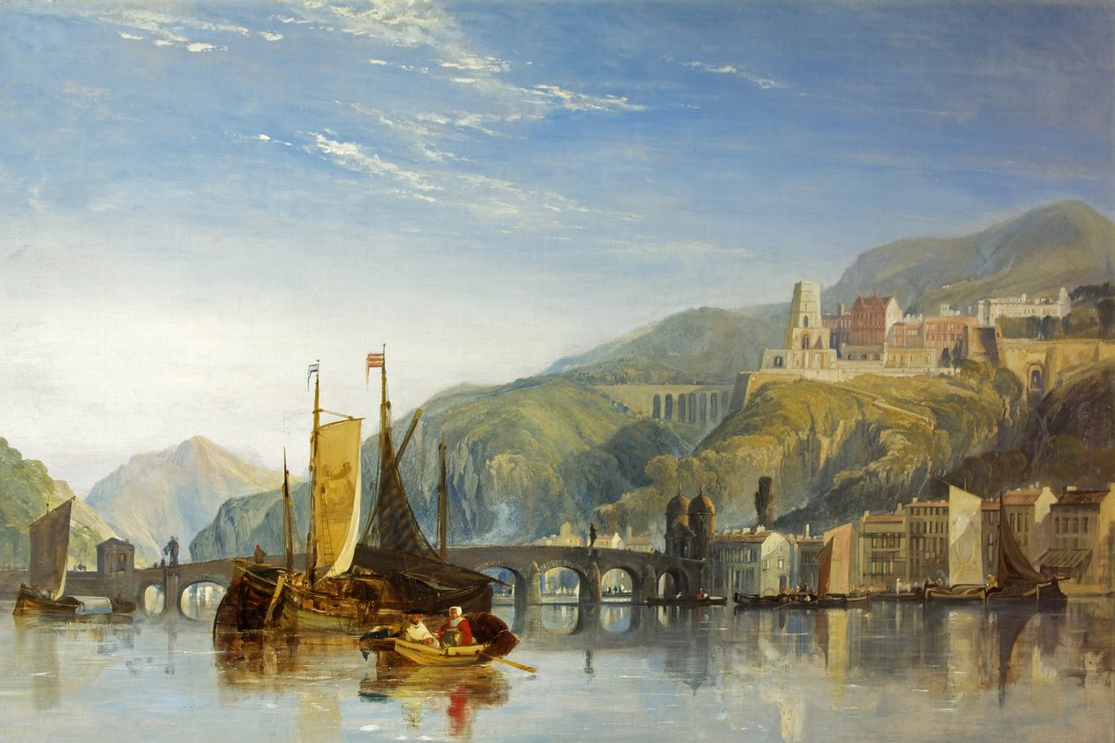 Heidelberg (olja på duk) av William James Muller