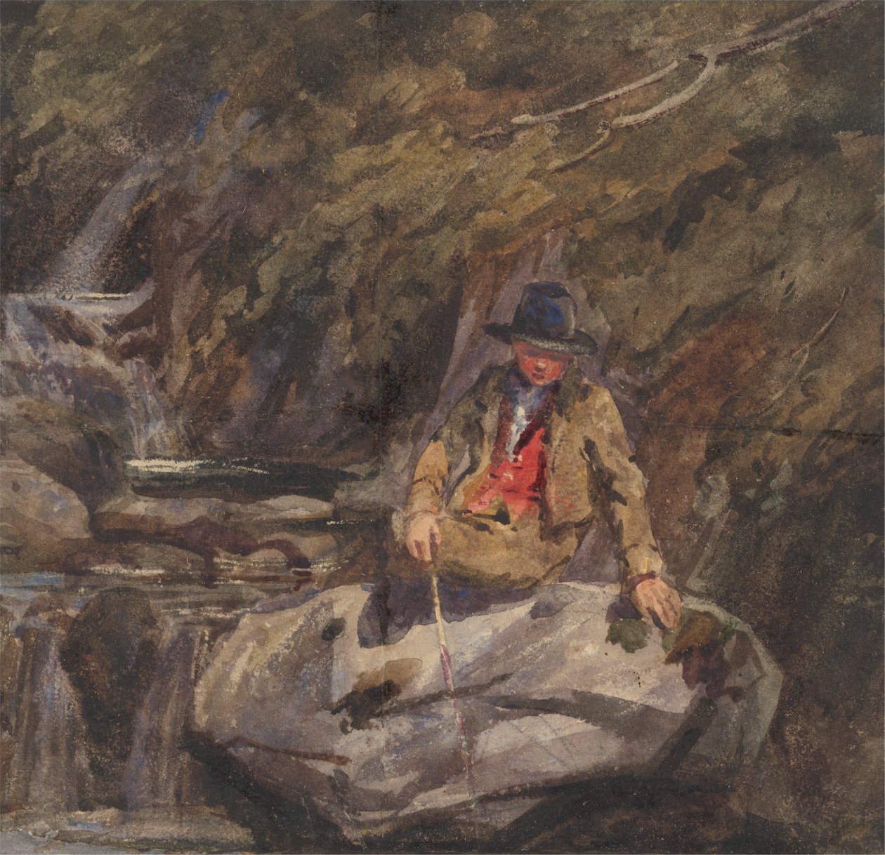 Ung fiskare av William James Muller