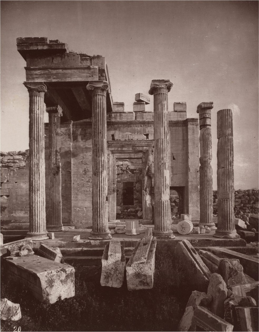 Akropolis i Aten, skylt 20 av William James Stillman