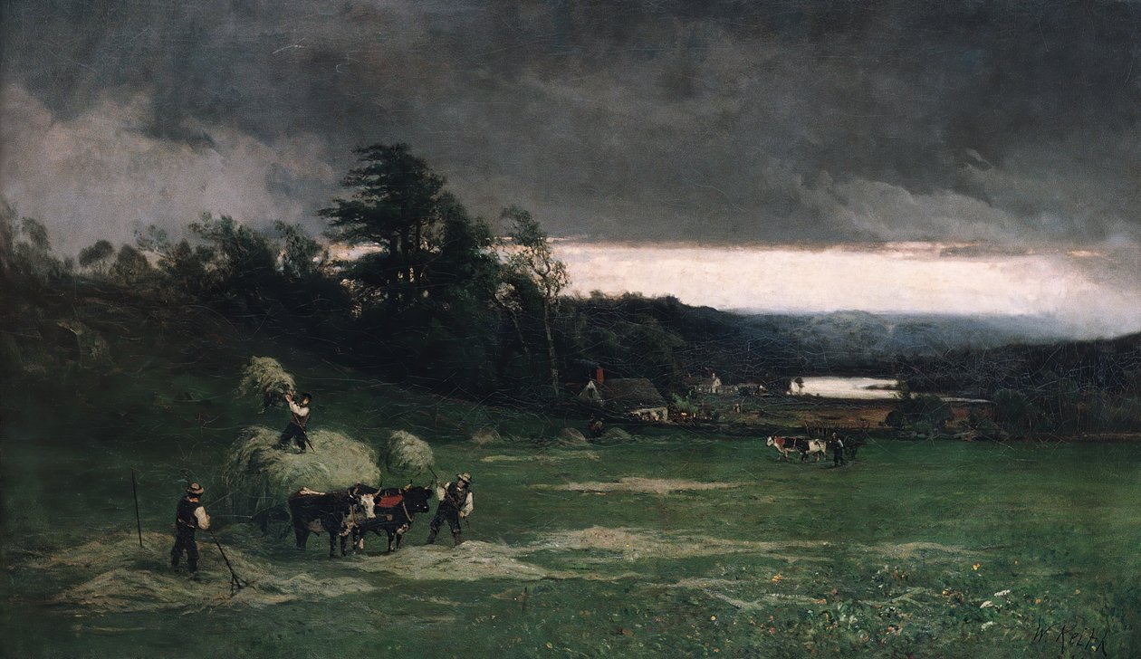 Närmar sig storm, 1880. av William Keith