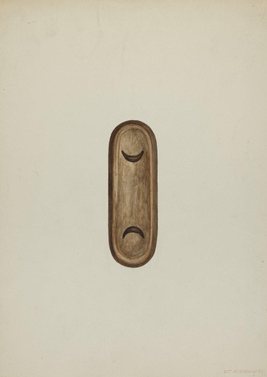 Detalj, Front of Confessional, 1937. av William Kieckhofel