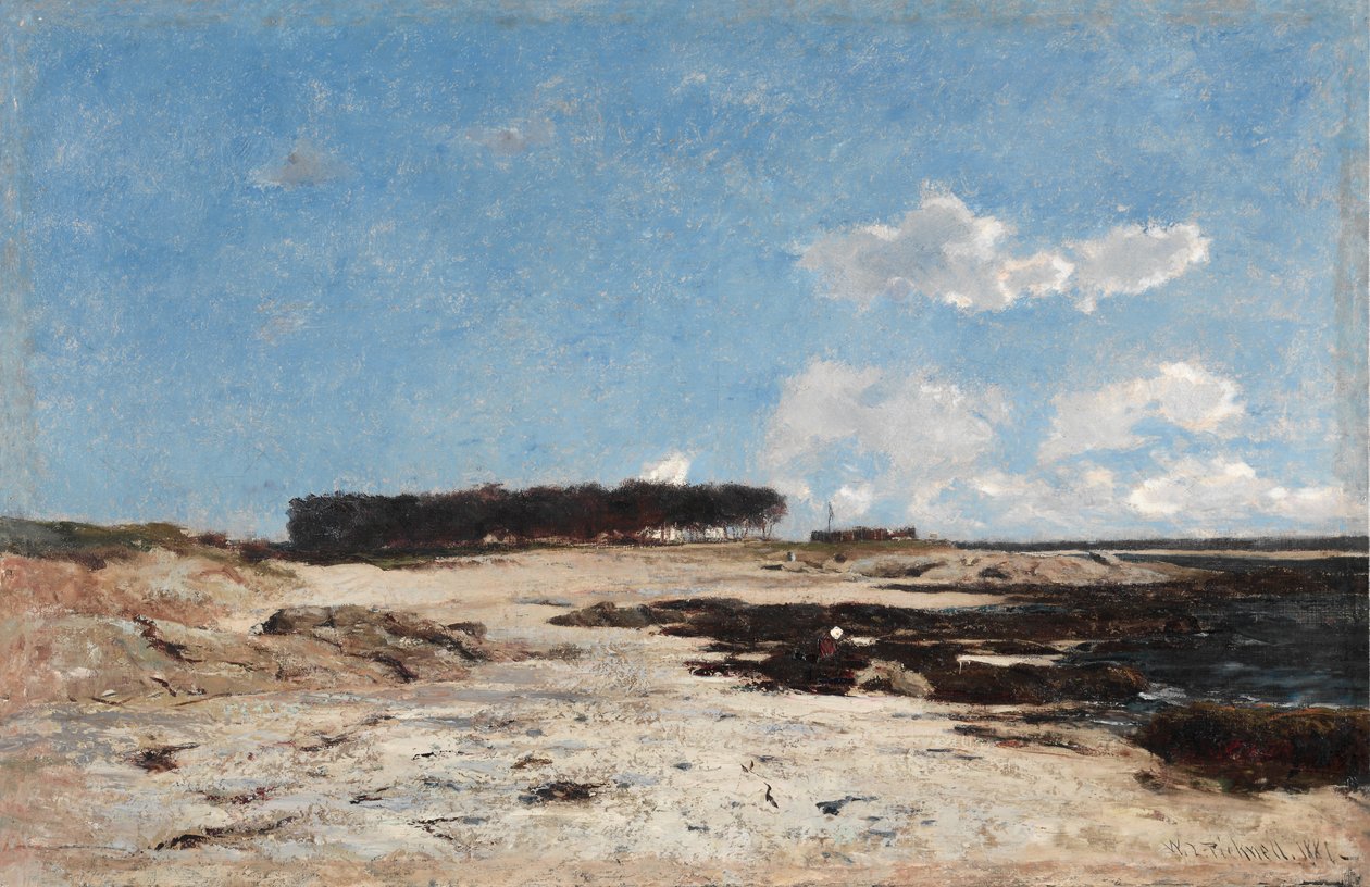 Pointe de Cabellou, Bretagne, 1881. av William L. Picknell