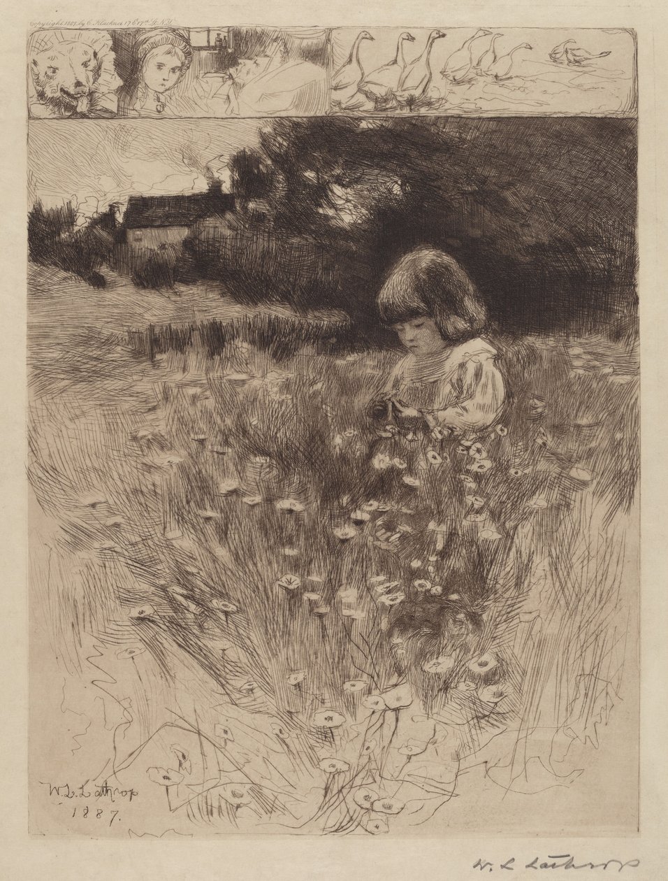 Lilla Rödluvan av William Langson Lathrop