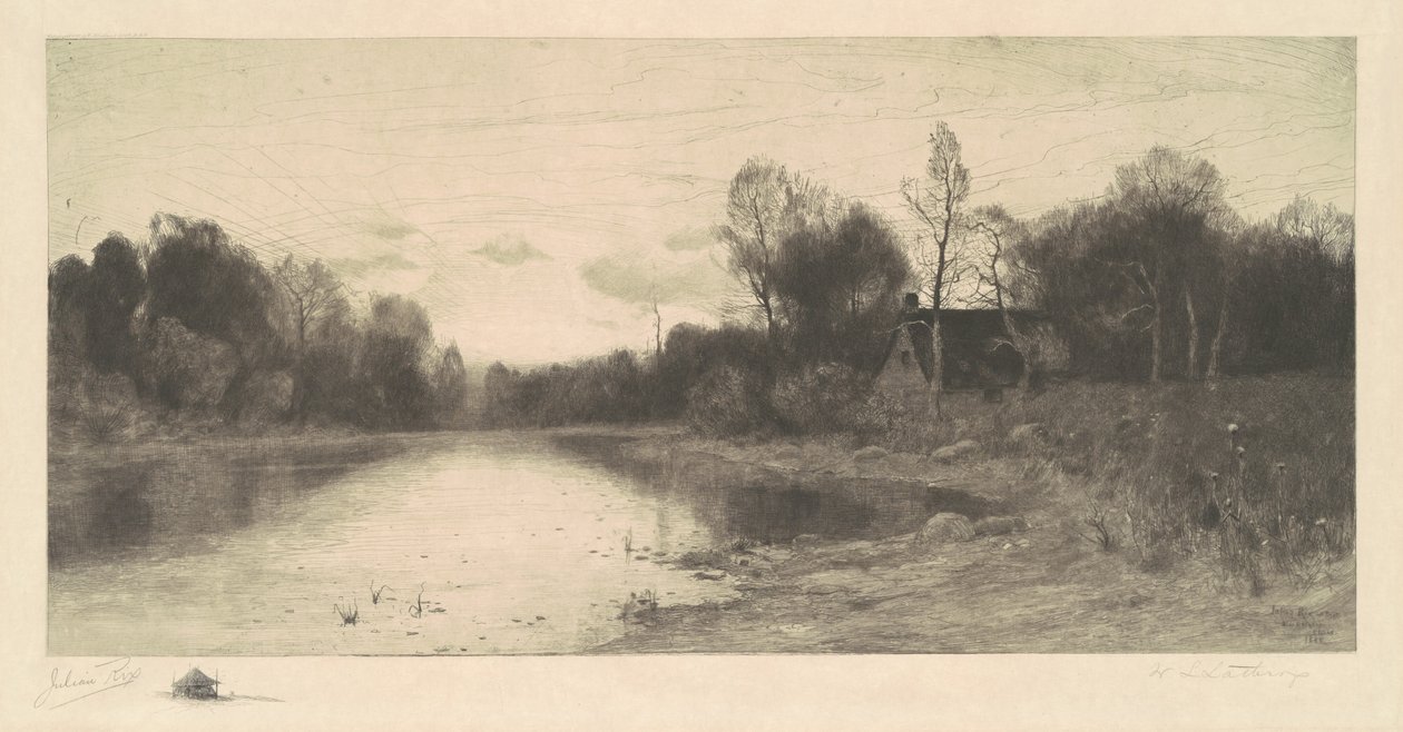 På Wanaque av William Langson Lathrop