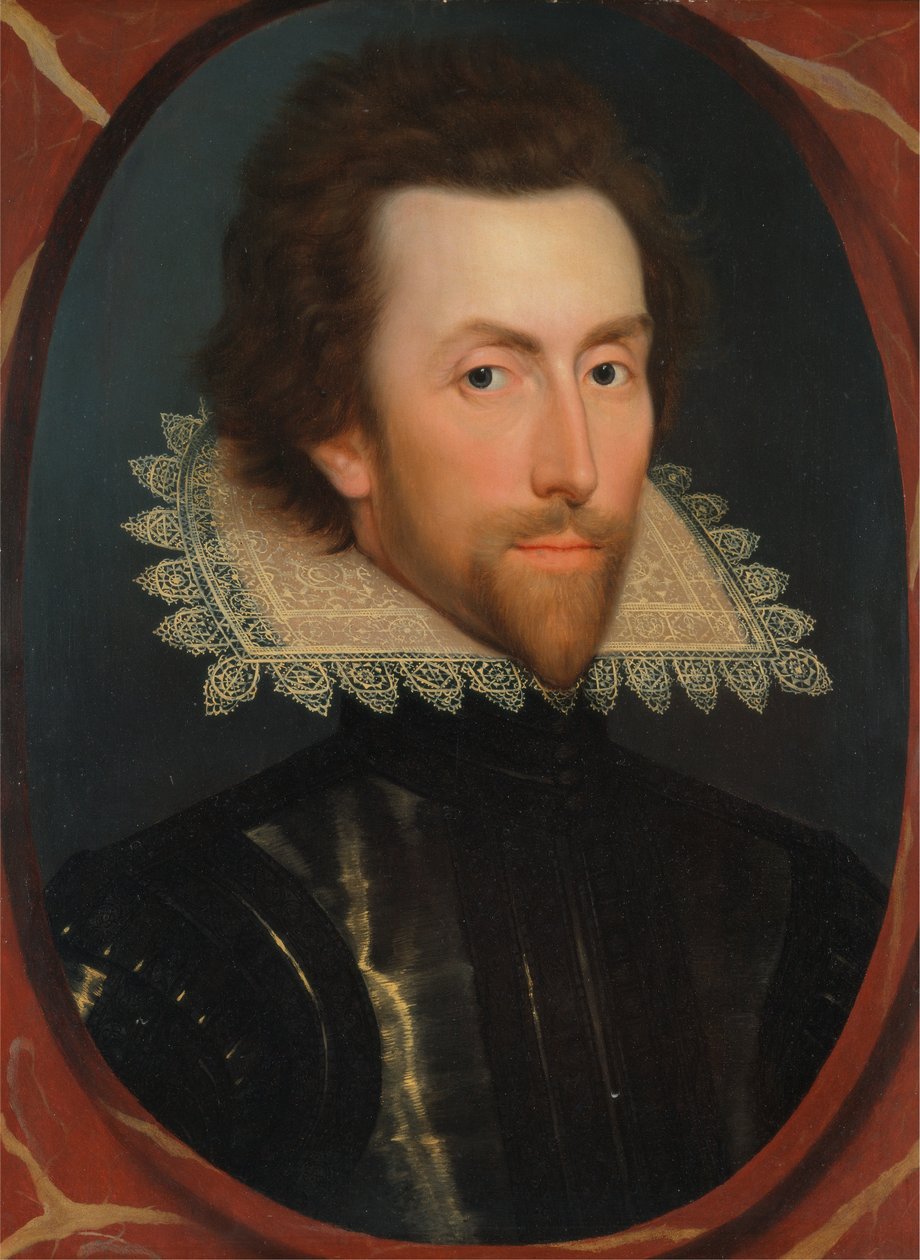 Porträtt av en okänd man av William Larkin