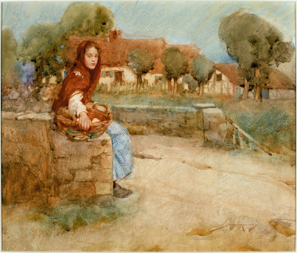 The Time was Young, c.1903-14 (Akvarell) av William Lee Hankey
