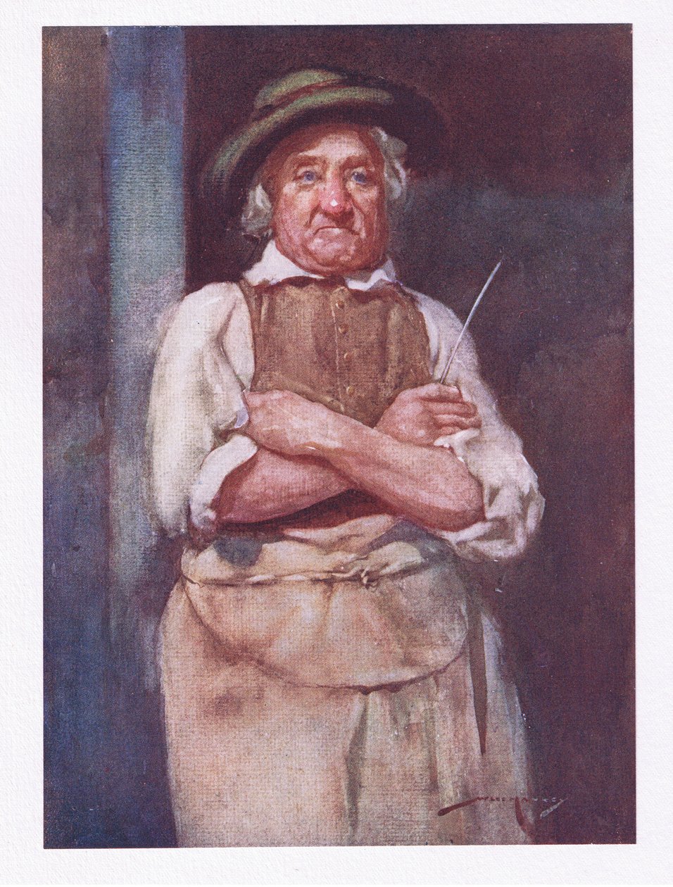 Värden själv (färg litho) av William Lee Hankey