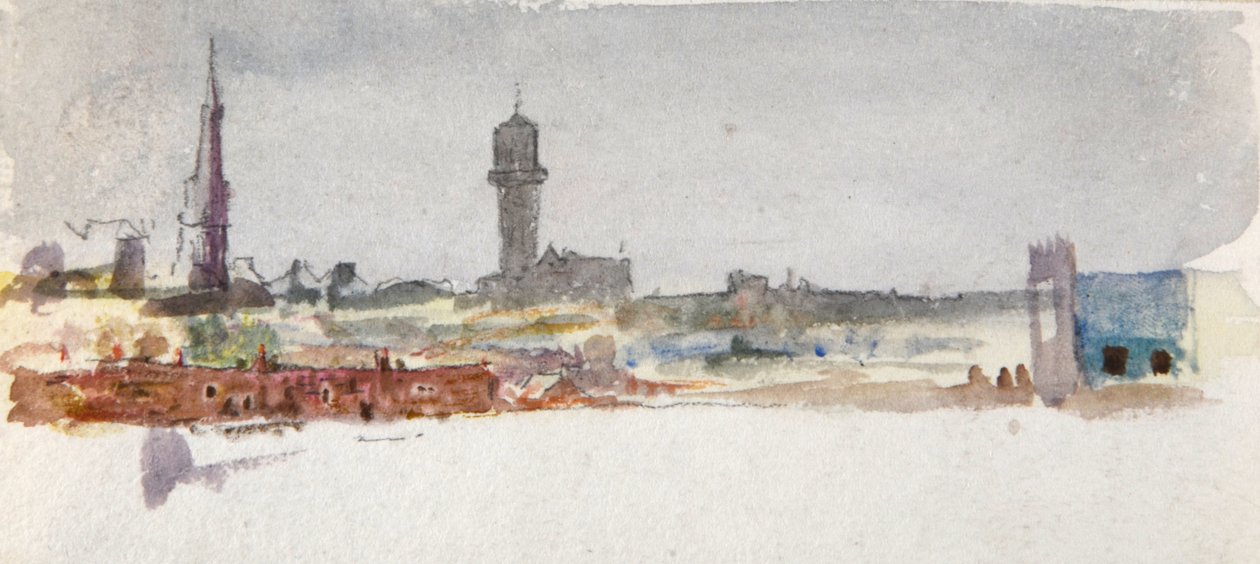 Kuststad av William Lionel Wyllie