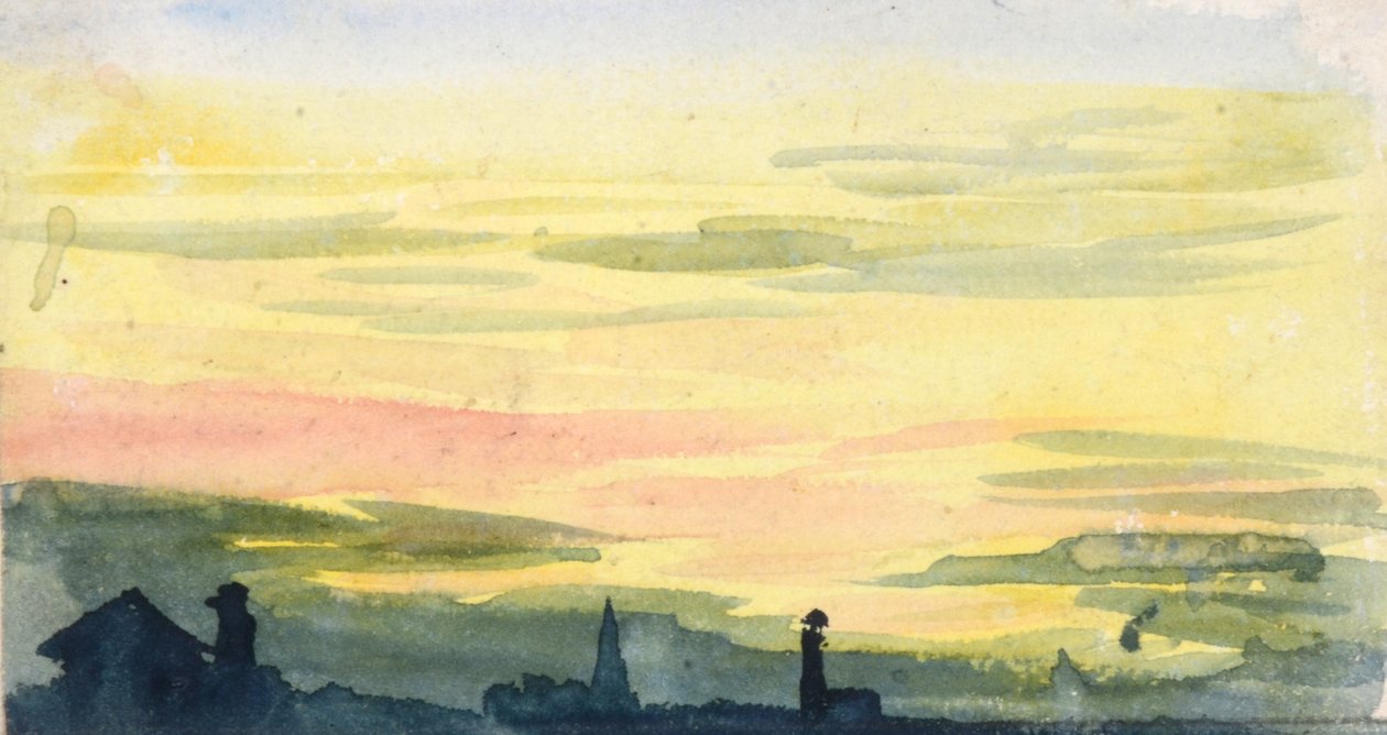 Solnedgång av William Lionel Wyllie