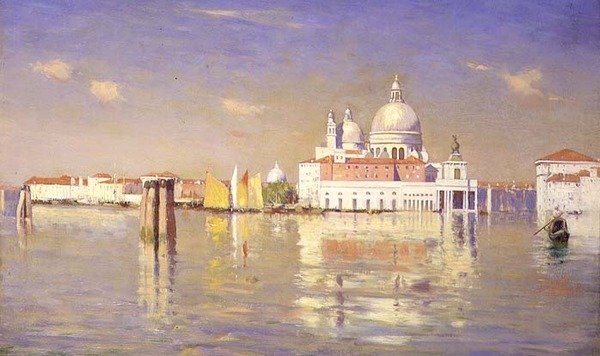 Ingång till Canal Grande av William Logsdail