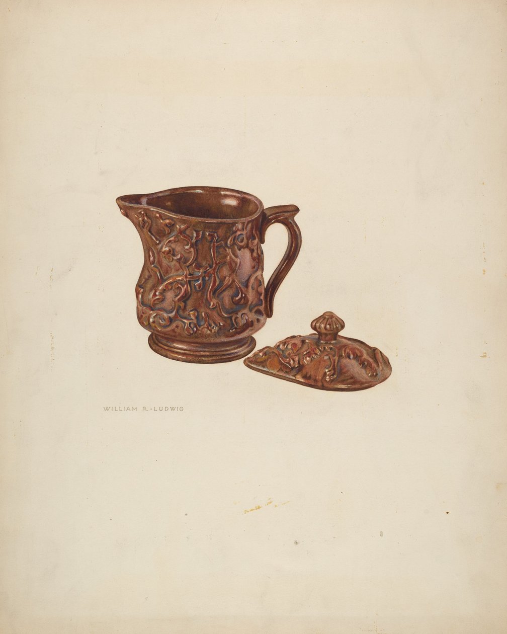 Sirapskanna, ca. 1941. av William Ludwig