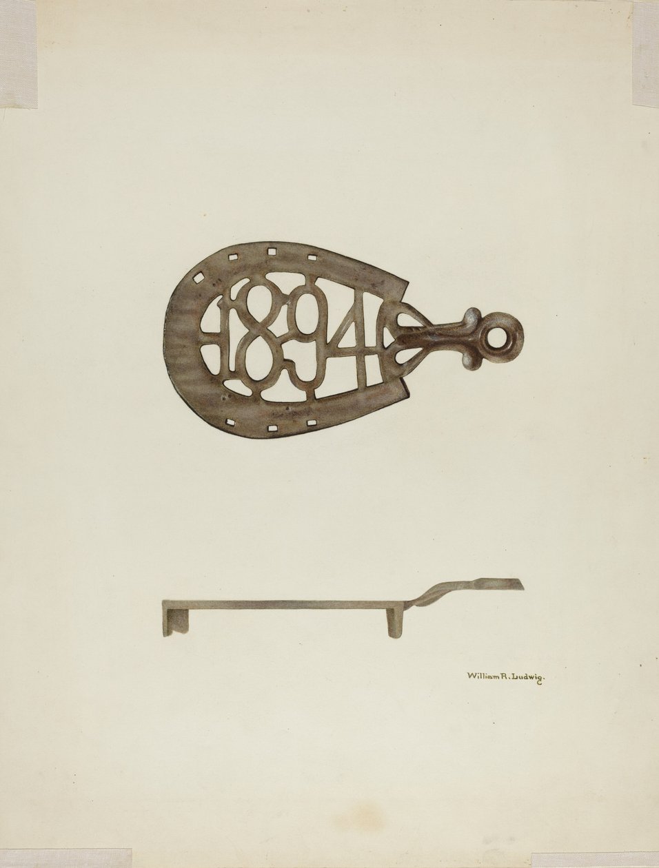 Underlägg, c. 1939. av William Ludwig