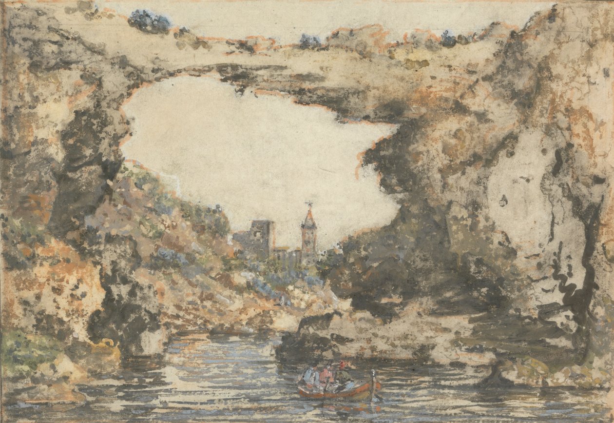 Rock Bridge på School of Virgil av William Marlow