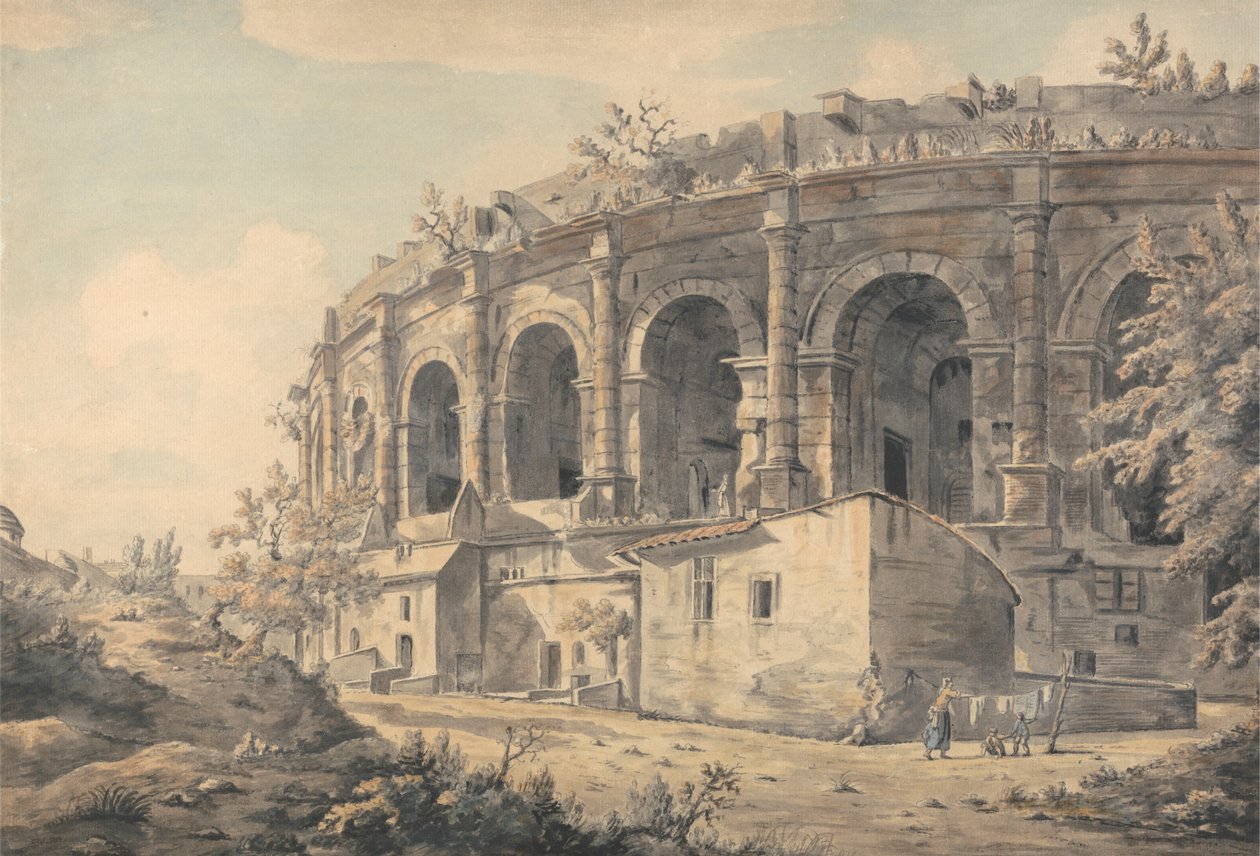 Amfiteatern i Nimes av William Marlow