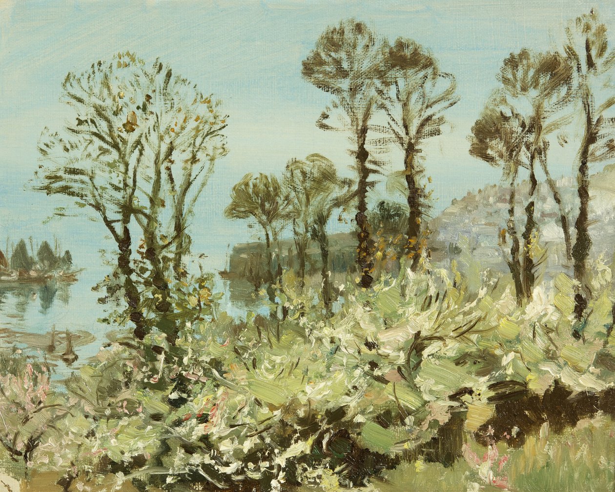 A Flowery Copse (olja på duk) av William Matthew Hale