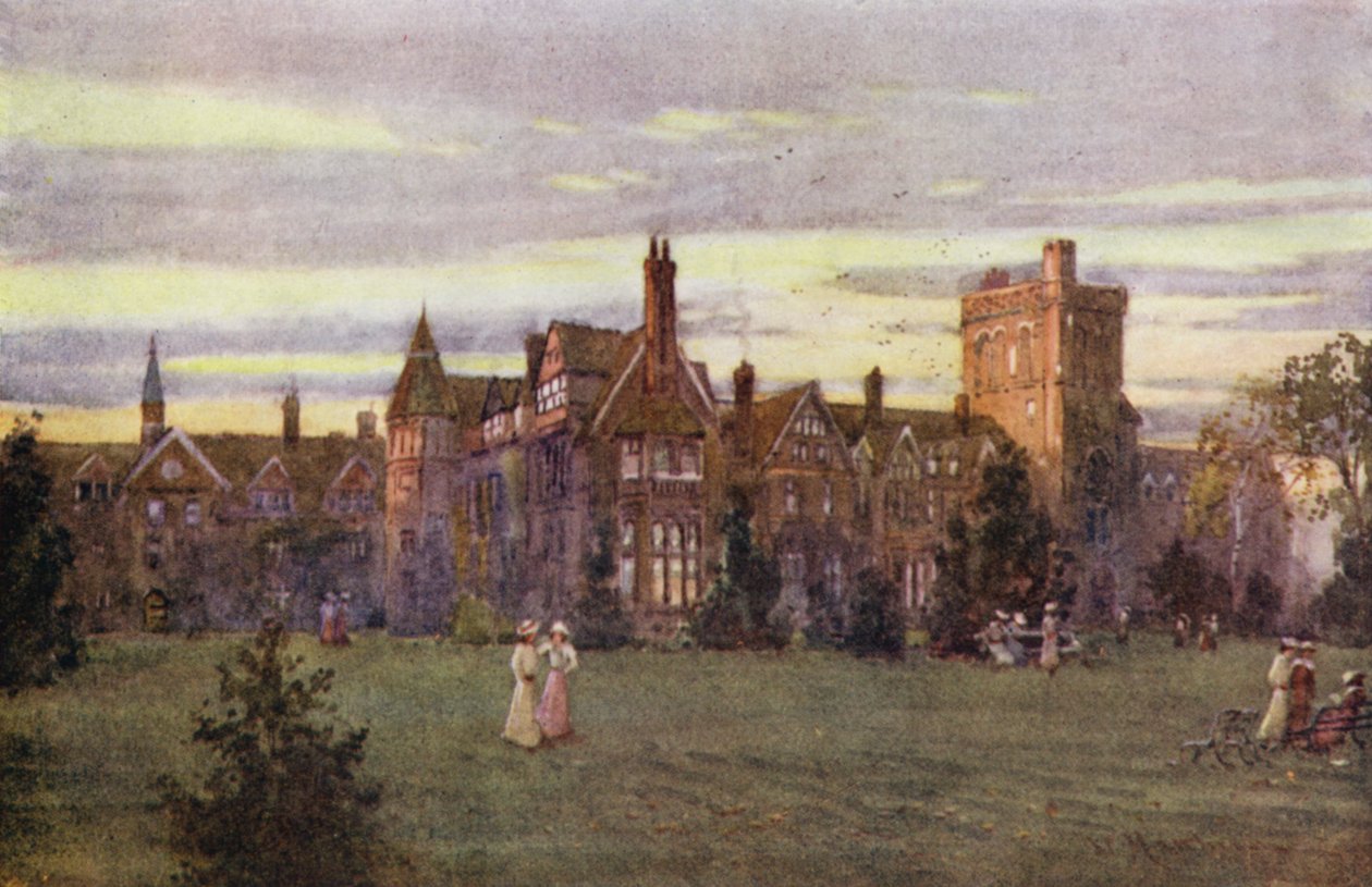 Girton College, kväll av William Matthison