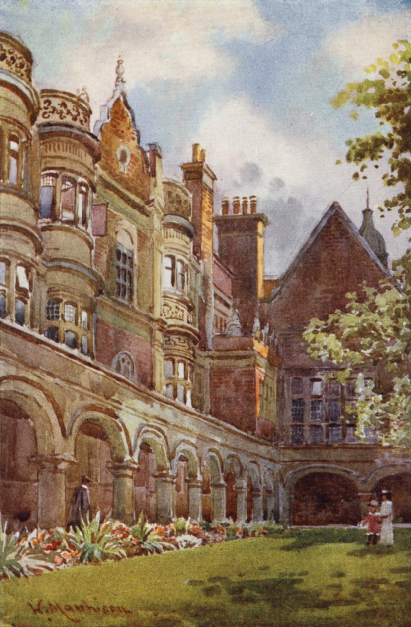 The Cloister Court, Sidney Sussex College av William Matthison