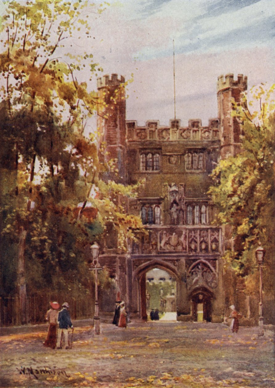 Gateway of Trinity College av William Matthison