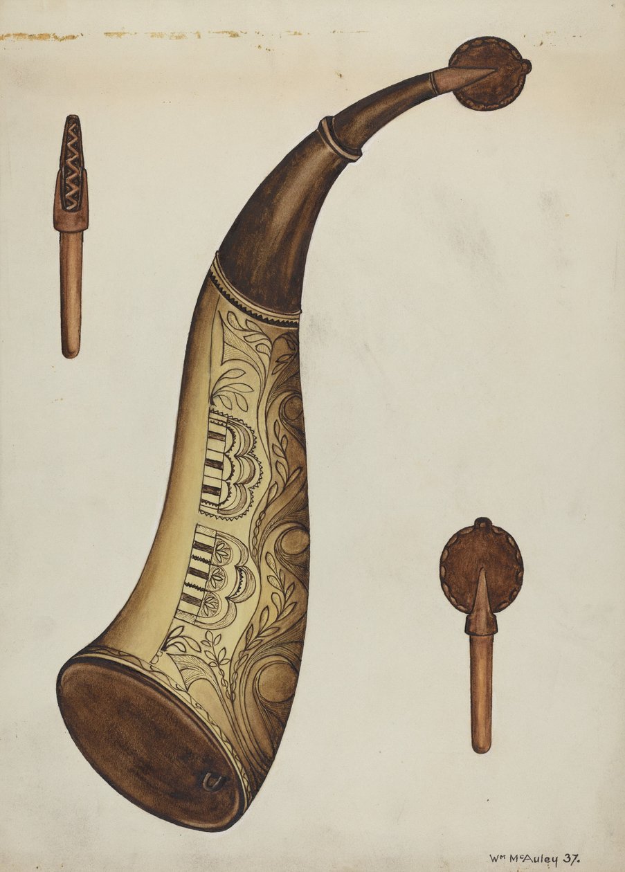 Pulverhorn, 1937. av William McAuley