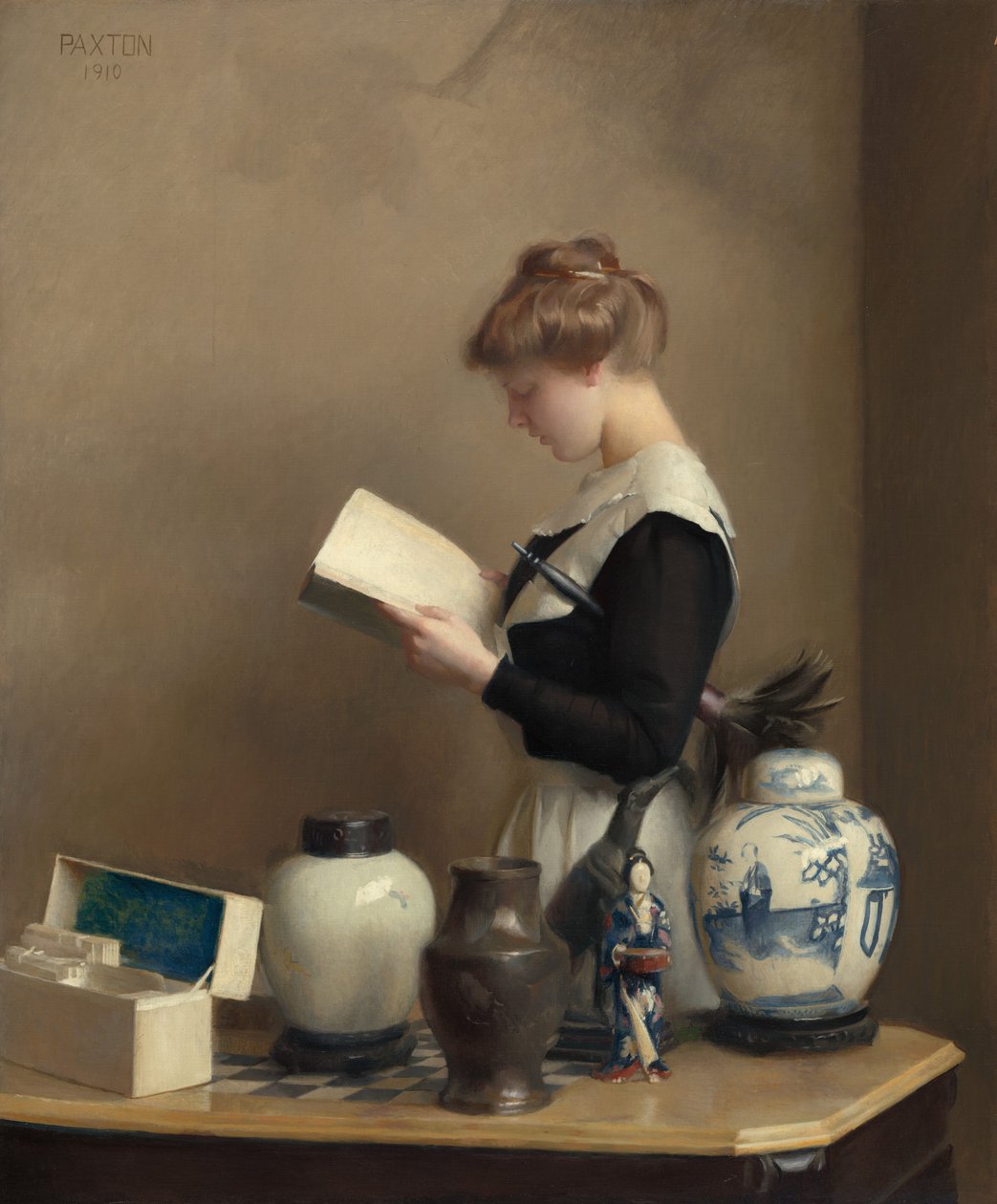 Husjungfrun, 1910. av William McGregor Paxton